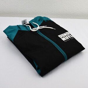 The Office Zip-up Wind Breaker Jacket New with Tags Size Small Color Black/Teal‎